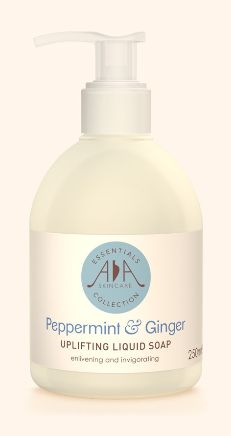 Peppermint & Ginger Uplifting Liquid Soap 250mls - AA Skincare Single