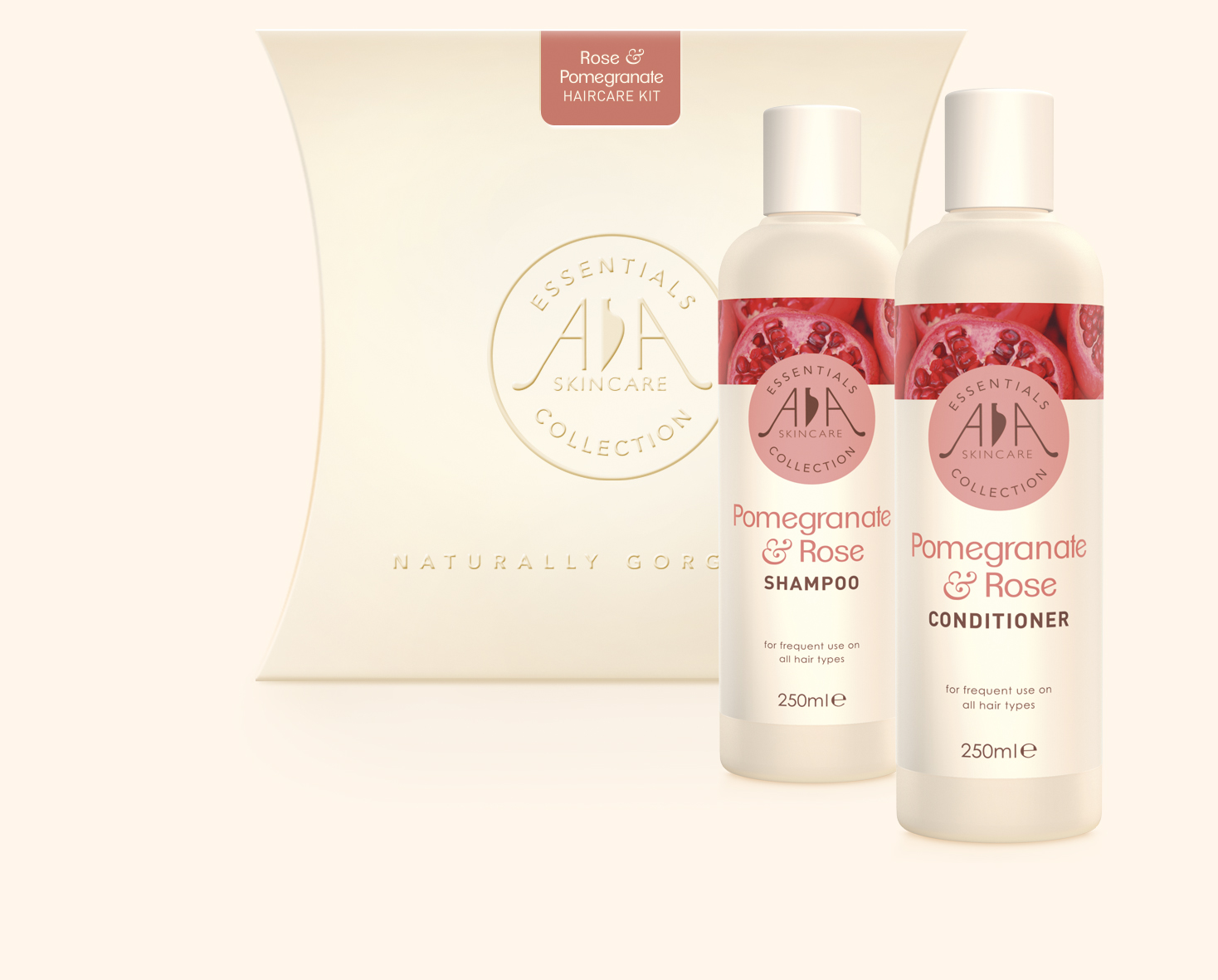Rose & Pomegranate Hair Care Kit